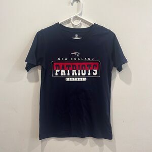 New England Patriots NFL Team Apparel Youth LG 12/14 Short Sleeve Tee Shirt NWOT